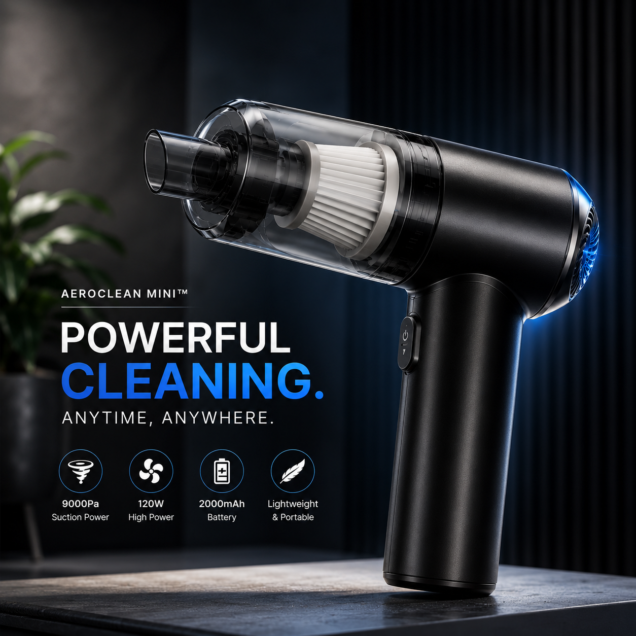 AeroClean Mini 2 in 1 Vacuum Cleaner